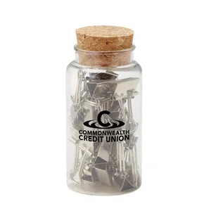 Promotional Binder Clips in Jar
