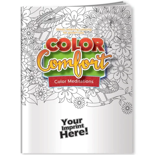 Color Meditations Birds Color Comfort coloring book cover, front view