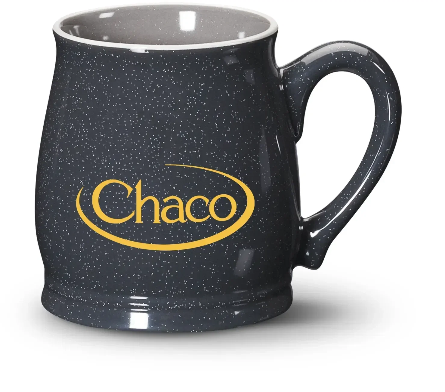 Custom Biscayne 3-Tone Mug 16oz, in slate for donor appreciation