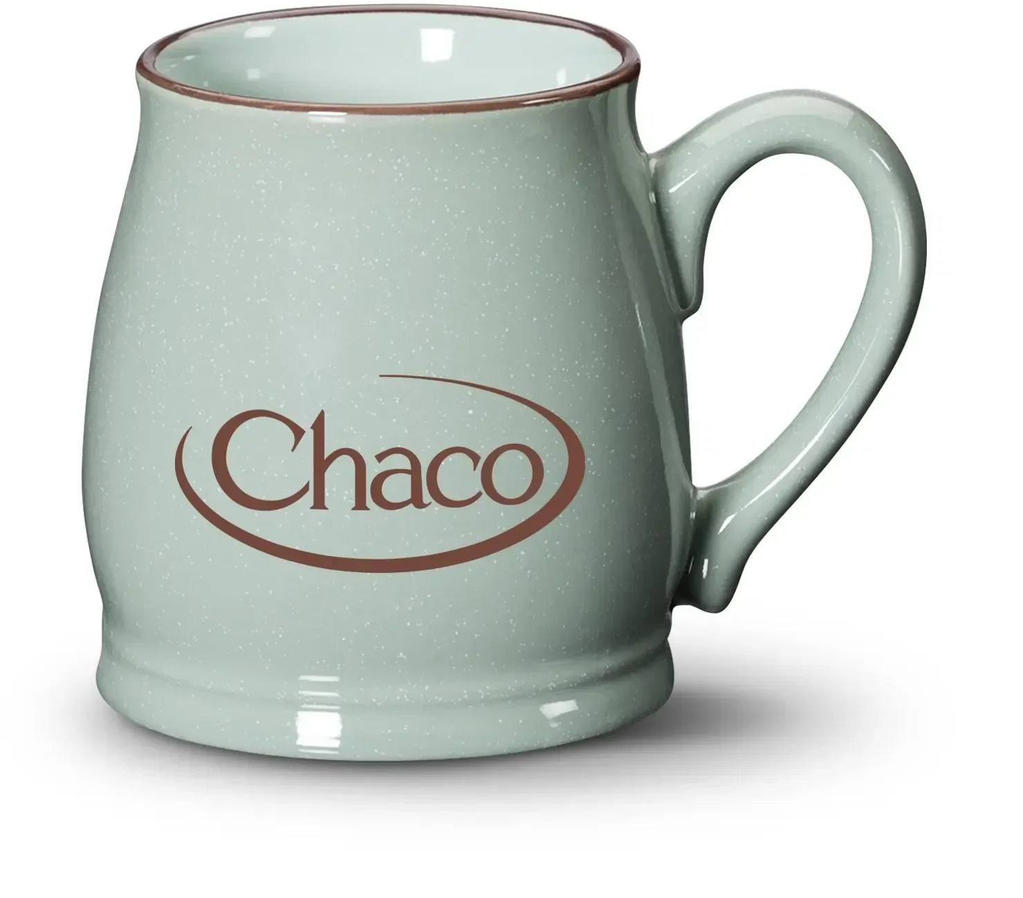 Custom Biscayne 3-Tone Mug 16oz, in sea salt green for team milestone celebrations