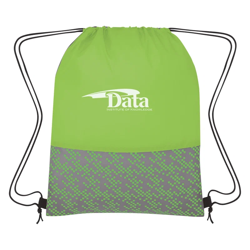 Promotional Bitmap Drawstring Backpack — view 5