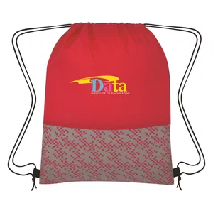 Promotional Bitmap Drawstring Backpack