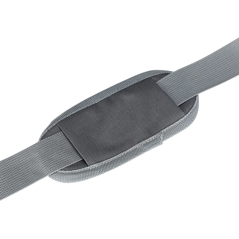 Close-up of the carry strap on the branded Bivouac Collapsible Cooler