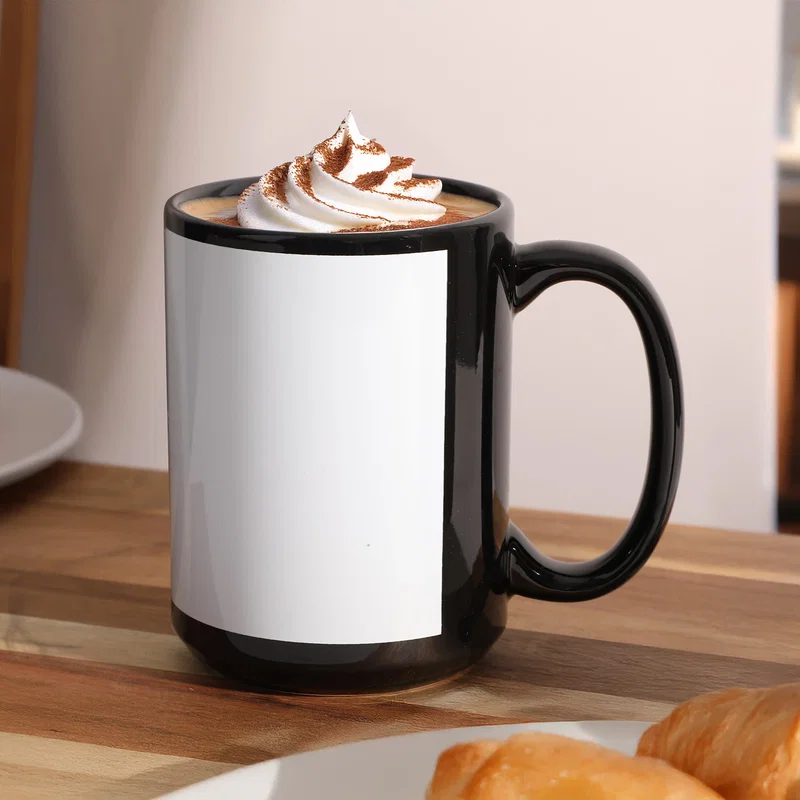 Full Color 15 Oz. Black Ceramic Mug — view 5