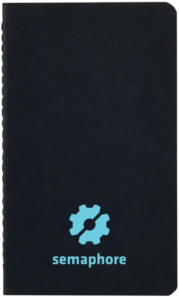 Customized Black Mini Notebook