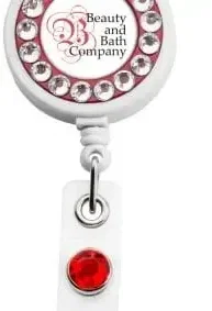 Bling Ring Retractable Id Badge Reel — view 3