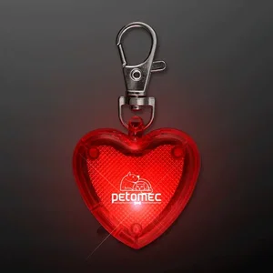 Blinking Heart Dog Light and Keychain