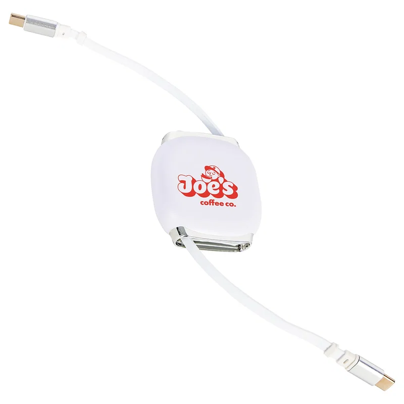 Blitz 140W PD Charging Cable charging a laptop, in-use shot