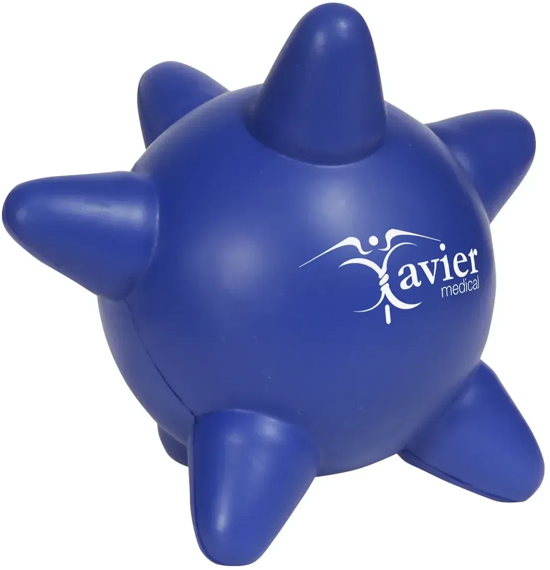 Blood Platelet Stress Reliever, a custom cell-shaped squeeze toy for logo-branded donation-drive promotions