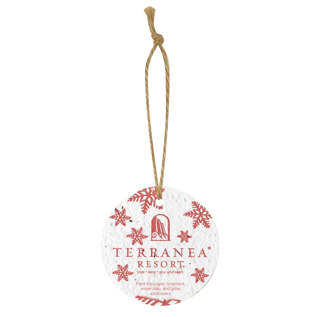 Bloomin® Circle Shaped Plantable Holiday Ornament — view 3