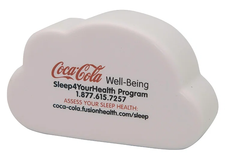 Imprinted Cloud Stress Reliever — view 3