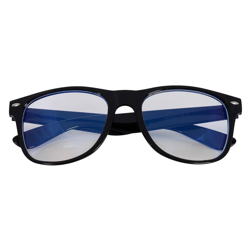 Royal blue pair angled to show the full frame front