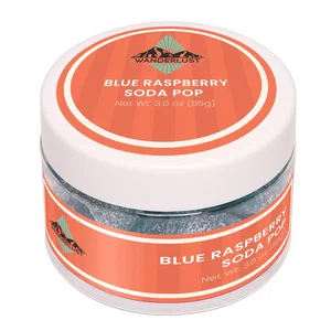 Blue Raspberry Soda Bottle Gummies, Reusable Jar, 3oz-7oz