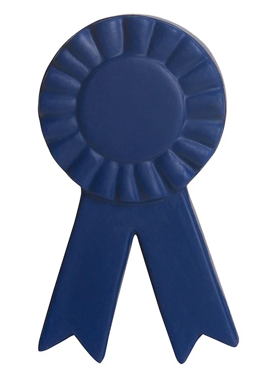 Personalized Blue Ribbon Stress Reliever — view 3
