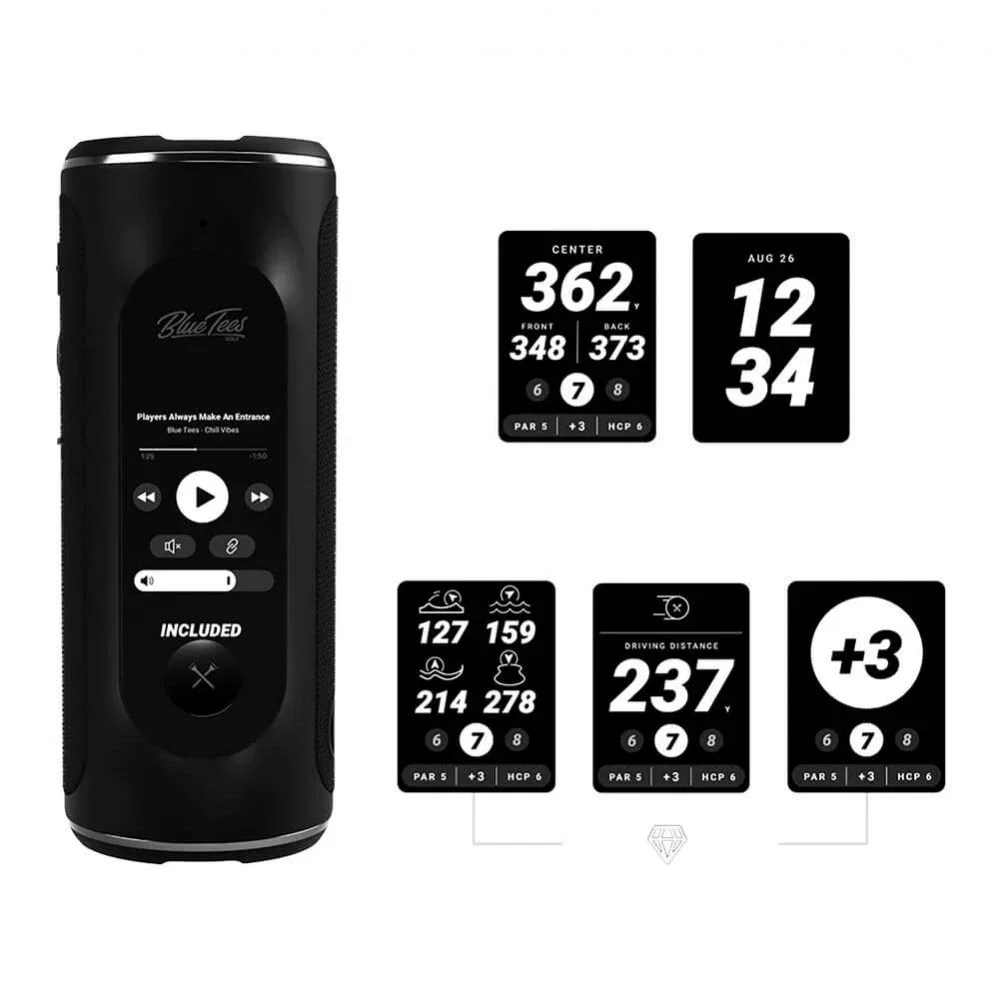 Blue Tees Golf Player+ Premium Magnetic GPS Golf Speaker — view 2