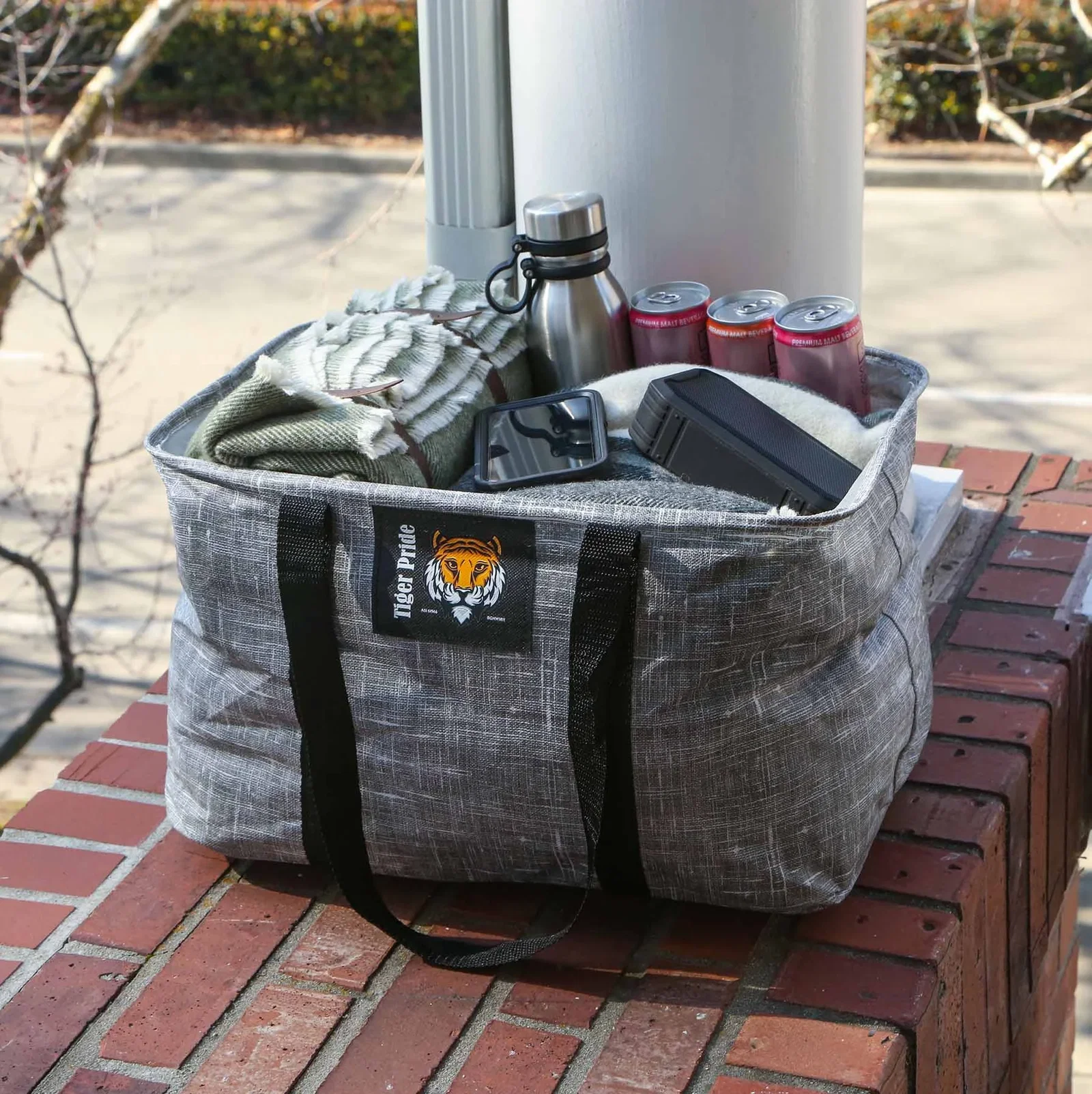 Bohemian Non-Woven Collapsible Tote  Bag — view 8