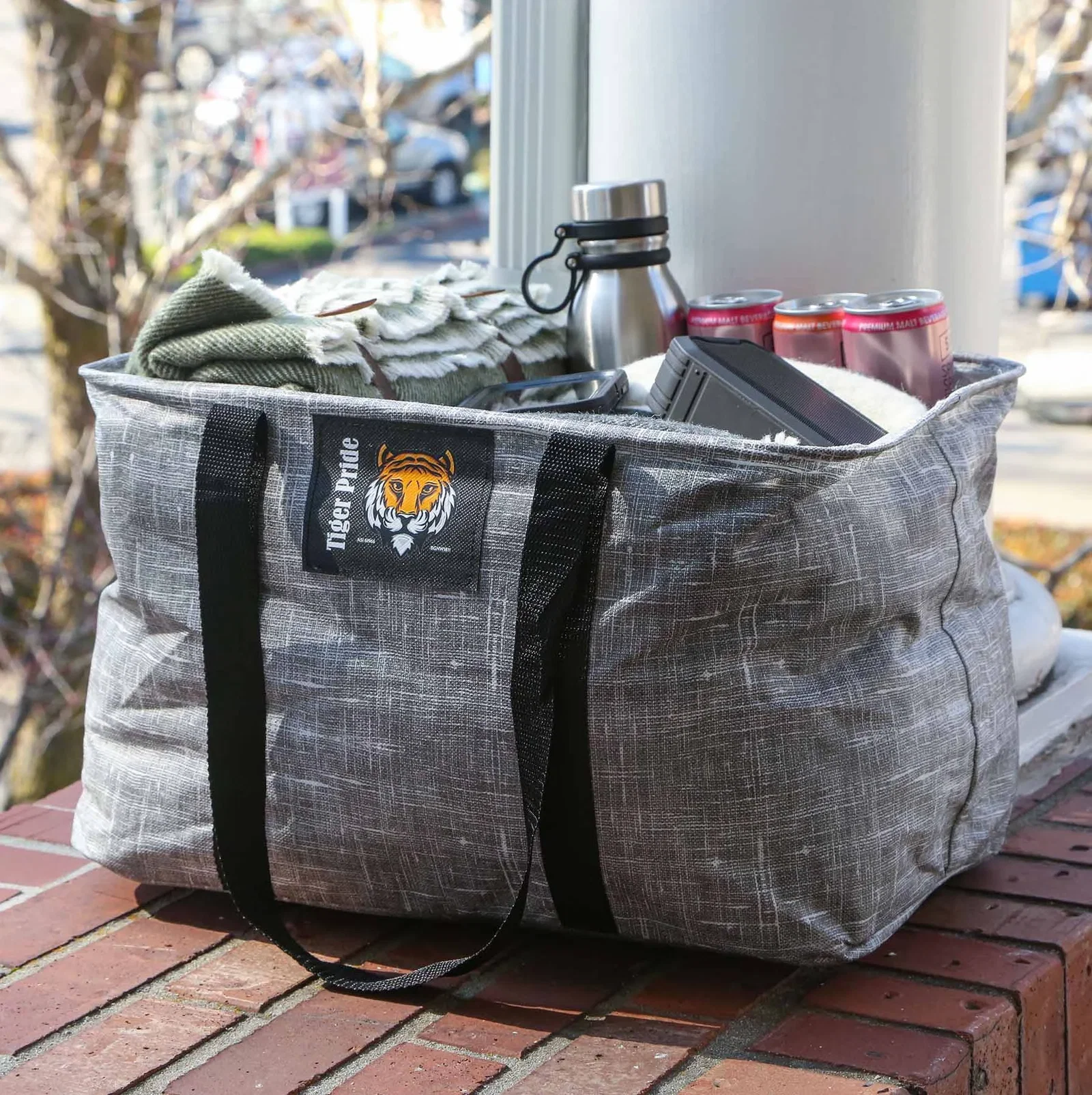 Bohemian Non-Woven Collapsible Tote  Bag — view 9