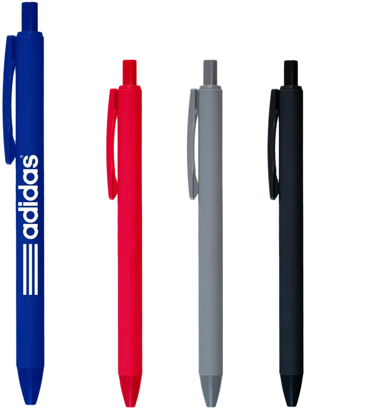 Custom Bolt Soft Touch Retractable Pen — view 3