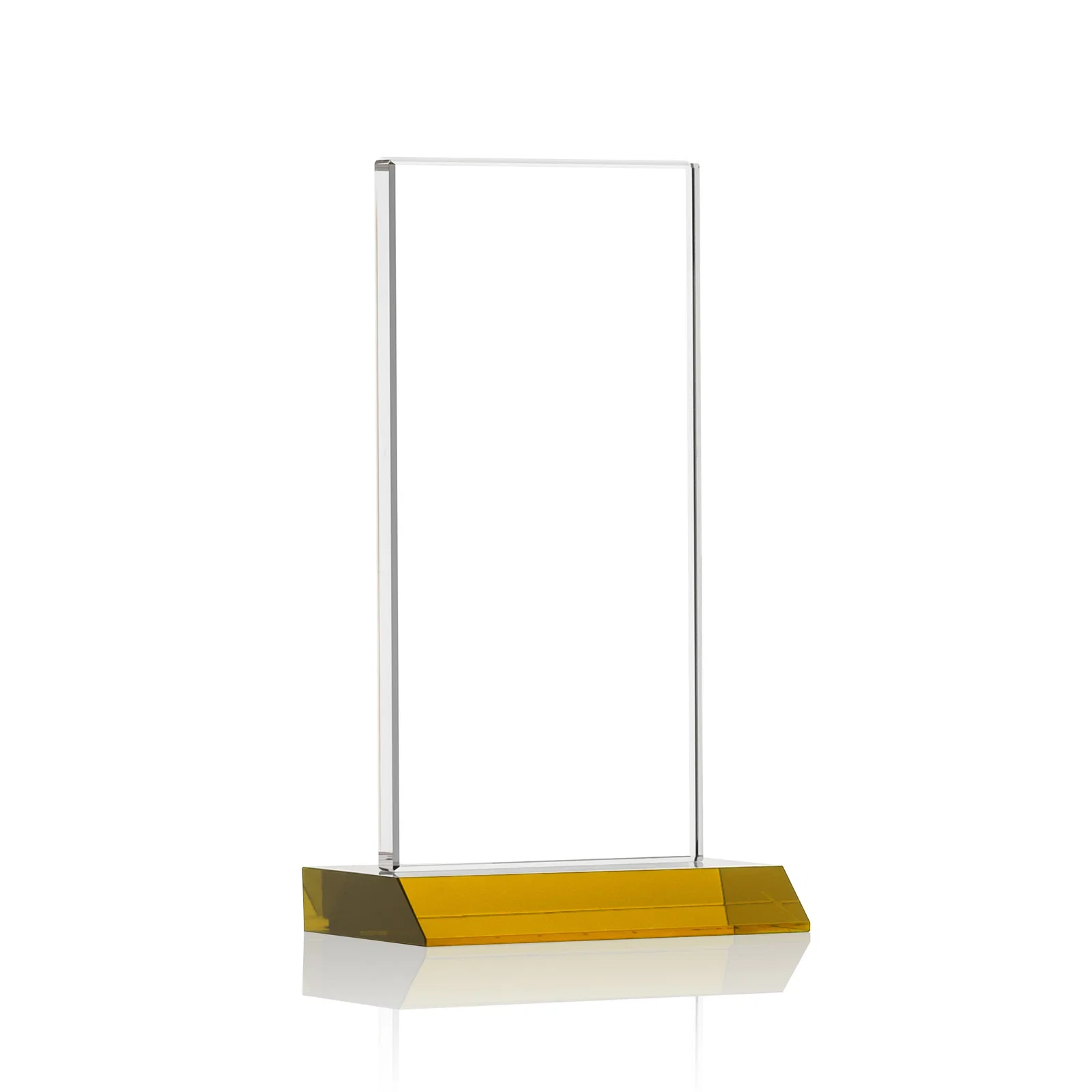 Customized Starfire Crystal Upright Award on Mitered Base, awards for graduation ceremonies