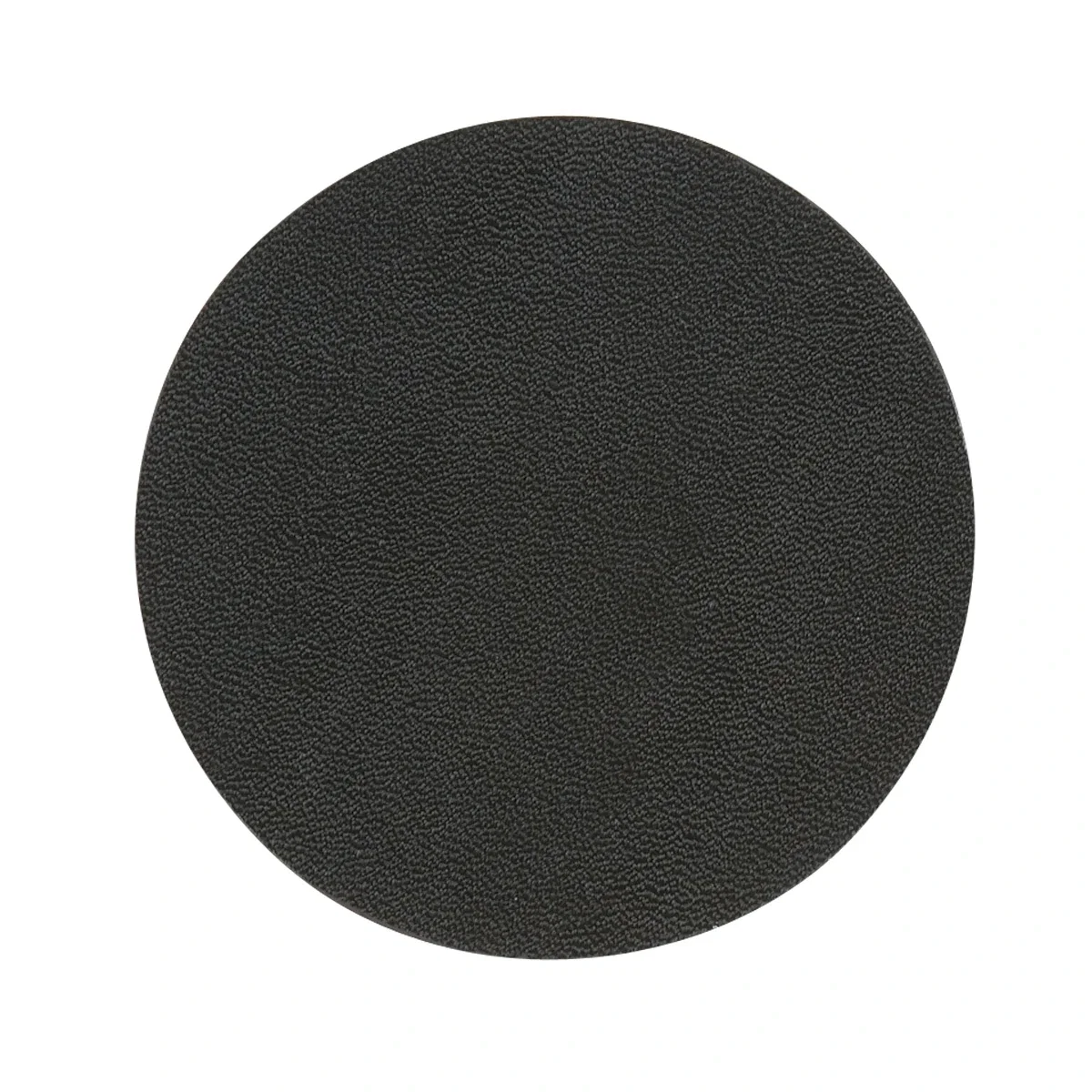 Edge profile revealing the thickness of the dark circular disc