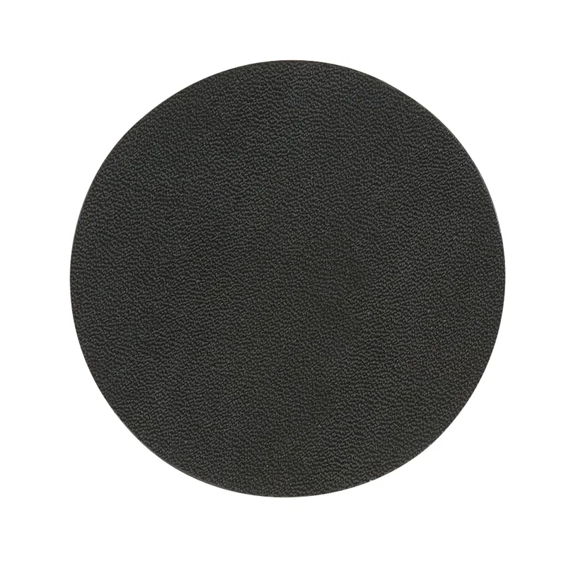 Edge profile revealing the thickness of the dark circular disc
