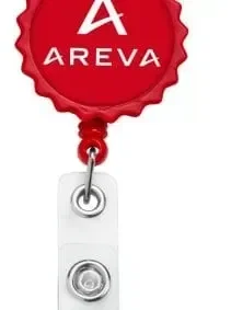 Bottle Cap Secure ID Badge Reel — view 3