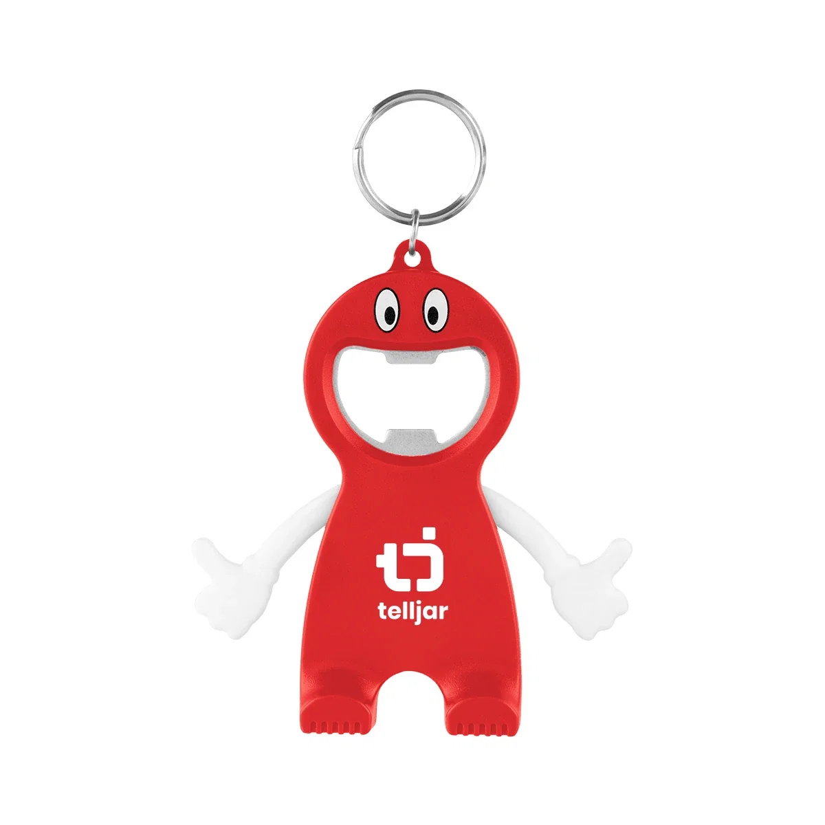 Red variant held in hand, opener facing the camera