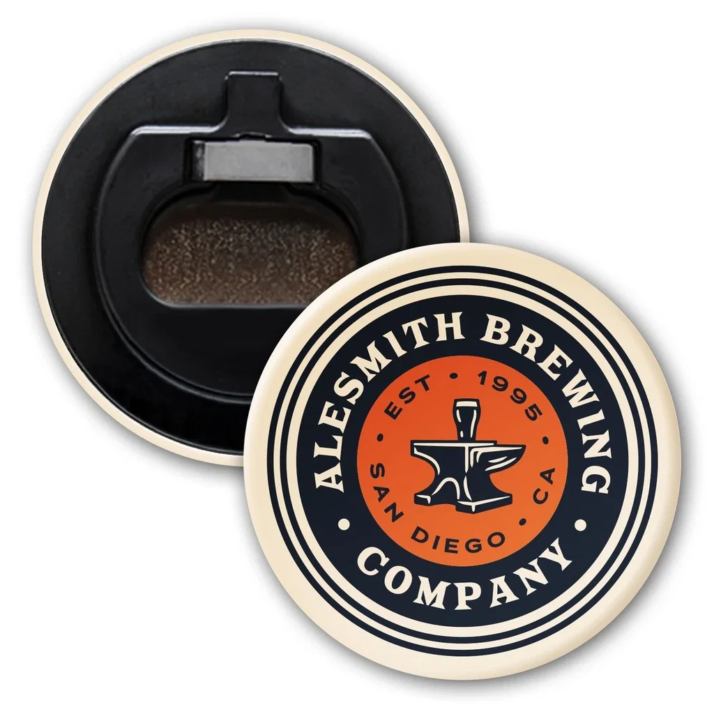 Custom Printed Bottle Opener Button — Custom — view 2