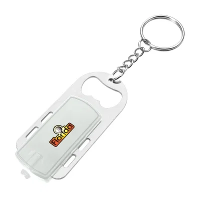 Key ring looped through the end