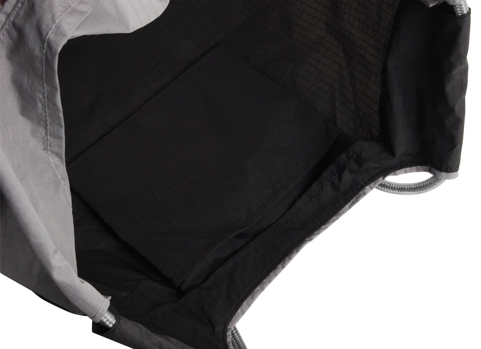 Boulevard Foldable Ripstop Tote carried over the shoulder, lifestyle shot