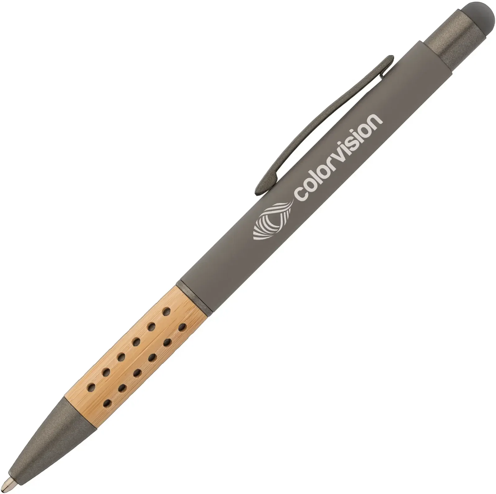 Bowie Bamboo Grip Stylus Pen — view 3