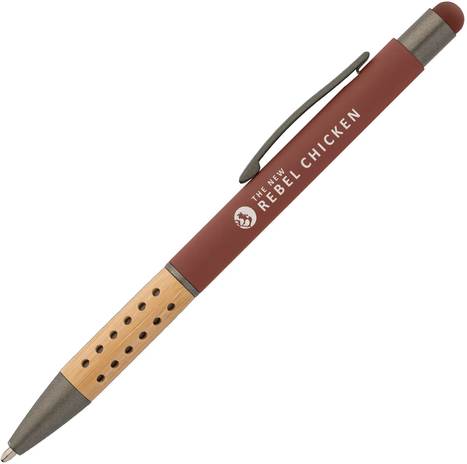 Bowie Bamboo Grip Stylus Pen — view 4
