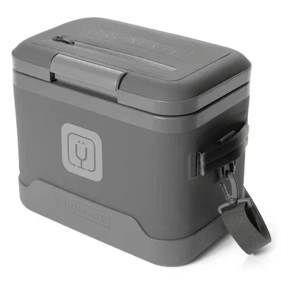 Soft sling cooler sized to carry twelve cans