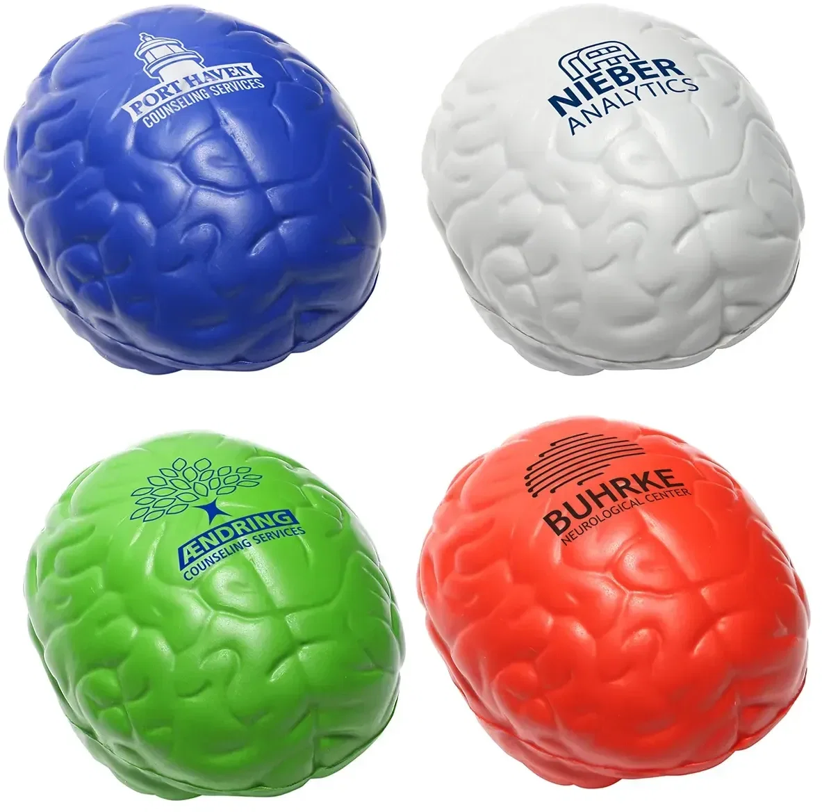 Custom branded Slo-Release Serenity Squishy stress toy, style 8 shape with promotional logo