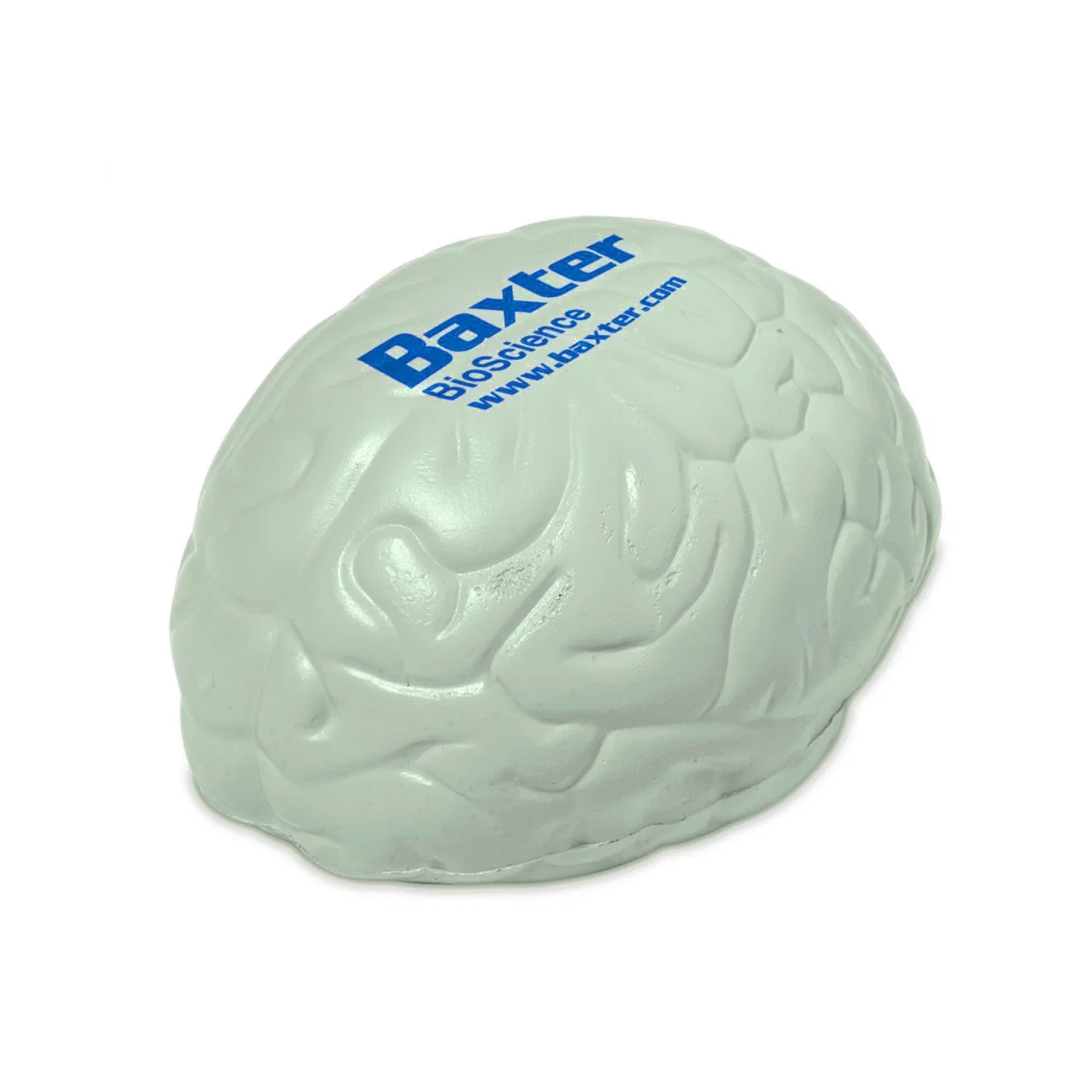 Customized Brain Stress Ball — Gray — view 2