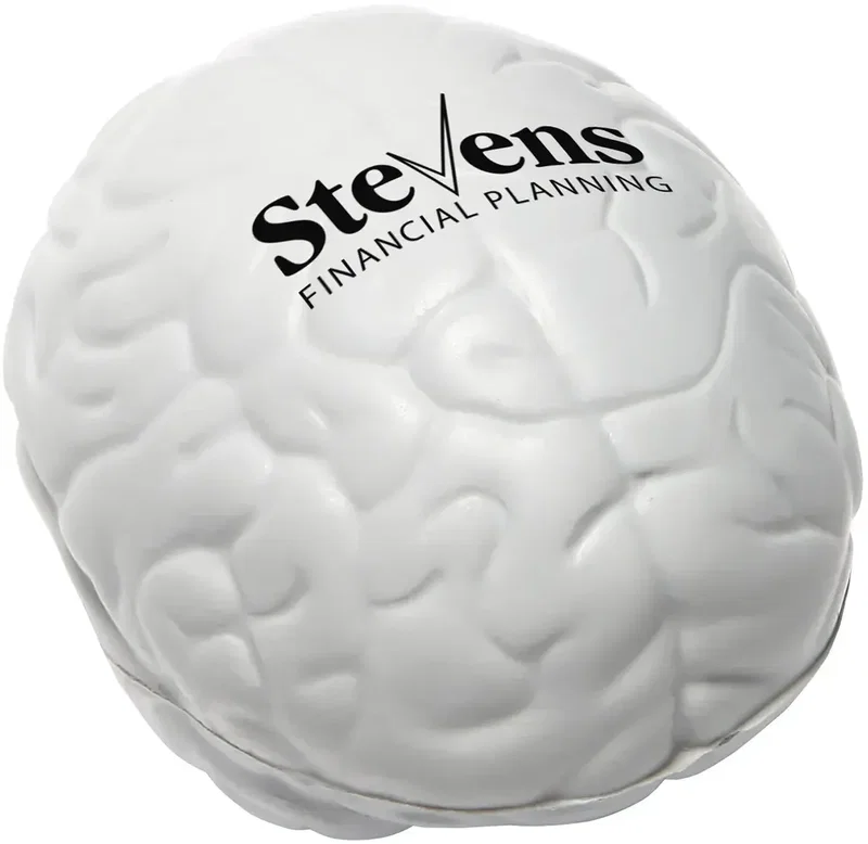 Brain stress reliever color assortment, custom logo promotional foam desk giveaways