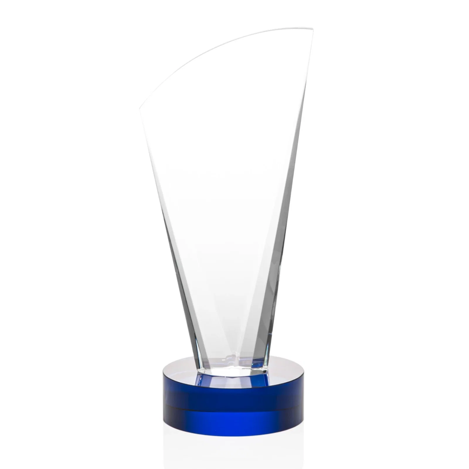Custom printed Optical Crystal Arch Award With Multi-Beveled Sides, awards for graduation ceremonies