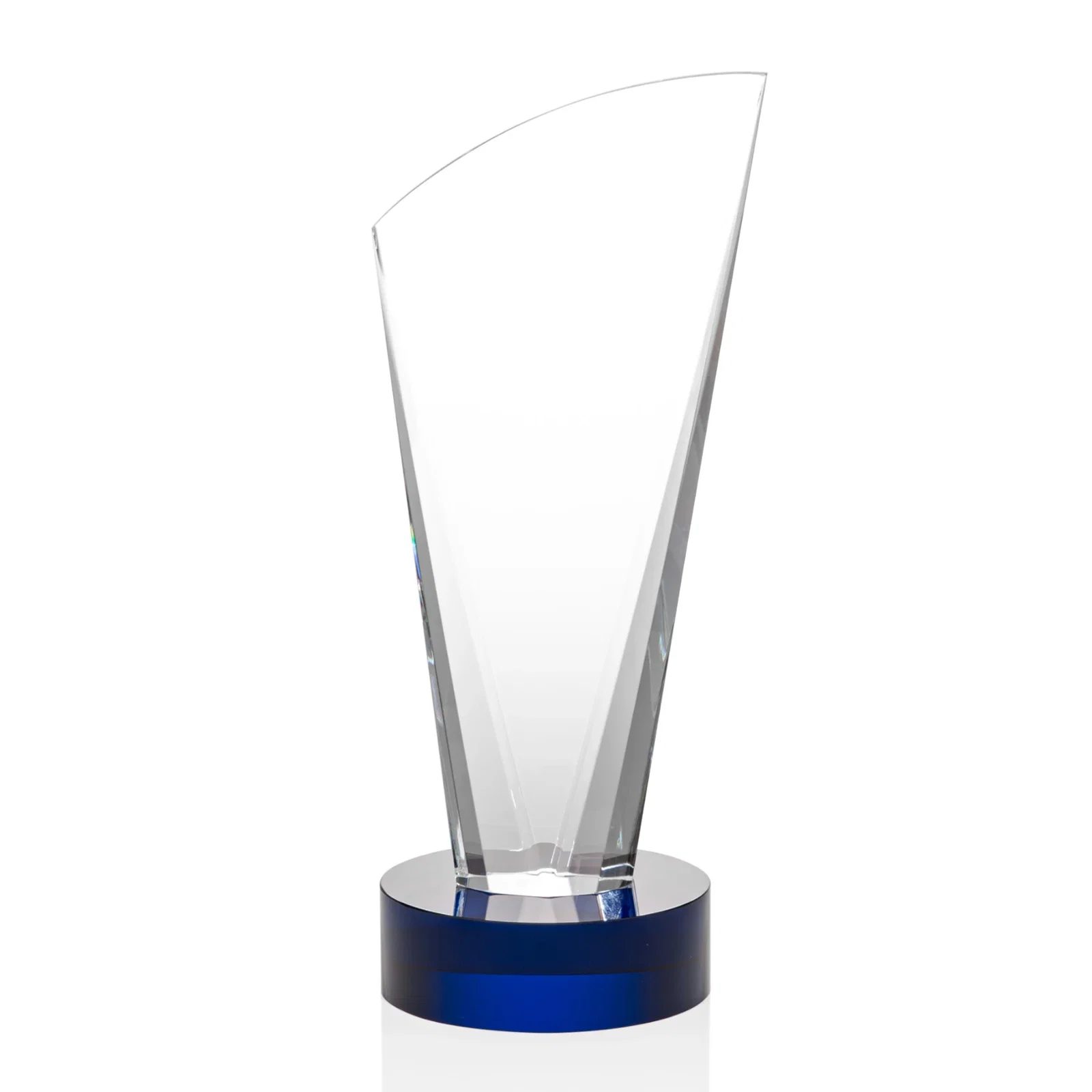 Custom printed Optical Crystal Arch Award With Multi-Beveled Sides, awards for safety achievement programs