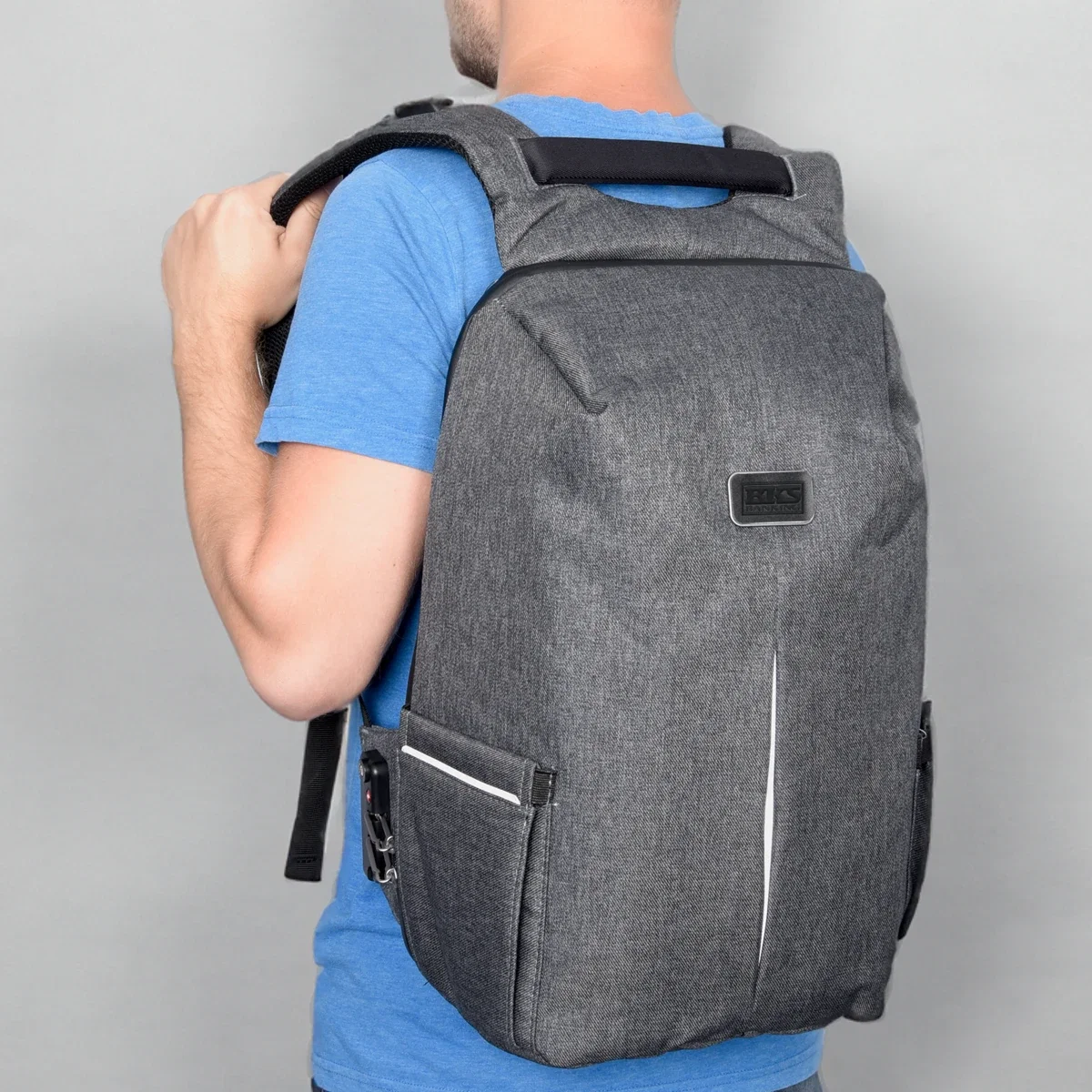Tall seventeen inch shell kept slim front to back