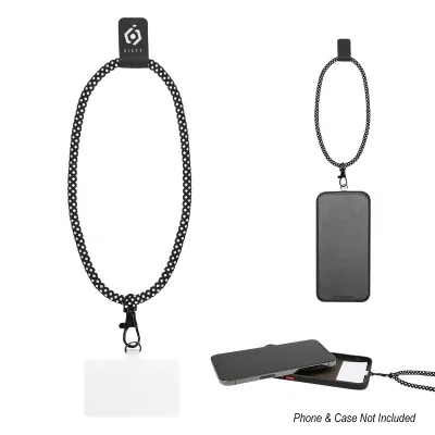Phone wristband strap measuring nearly sixteen inches long