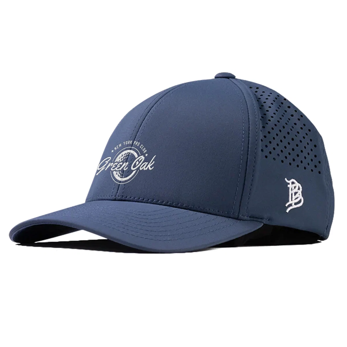 Curved bill performance cap shown in black