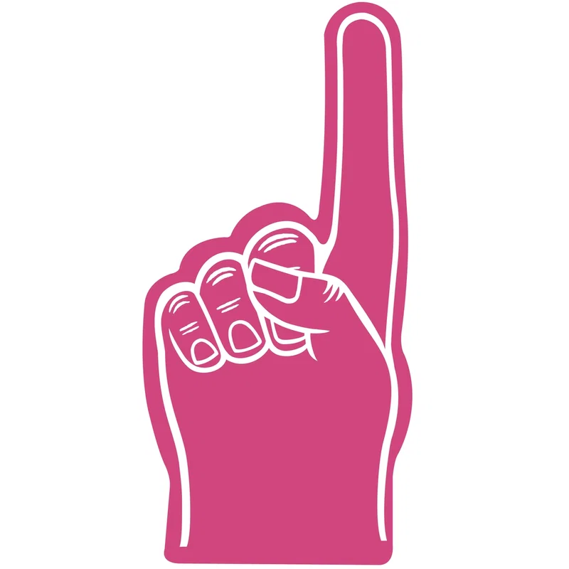 Branded Foam #1 Finger/mitt (24") — view 7