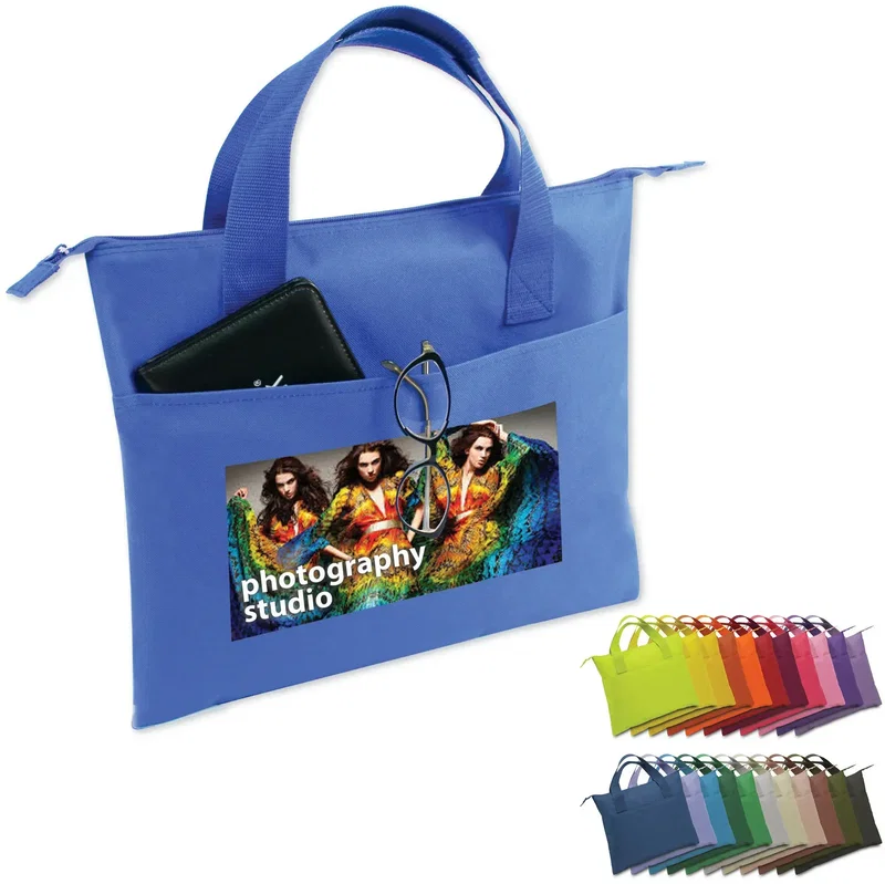 Bermuda Recycled Polyester Custom Briefcase — view 1
