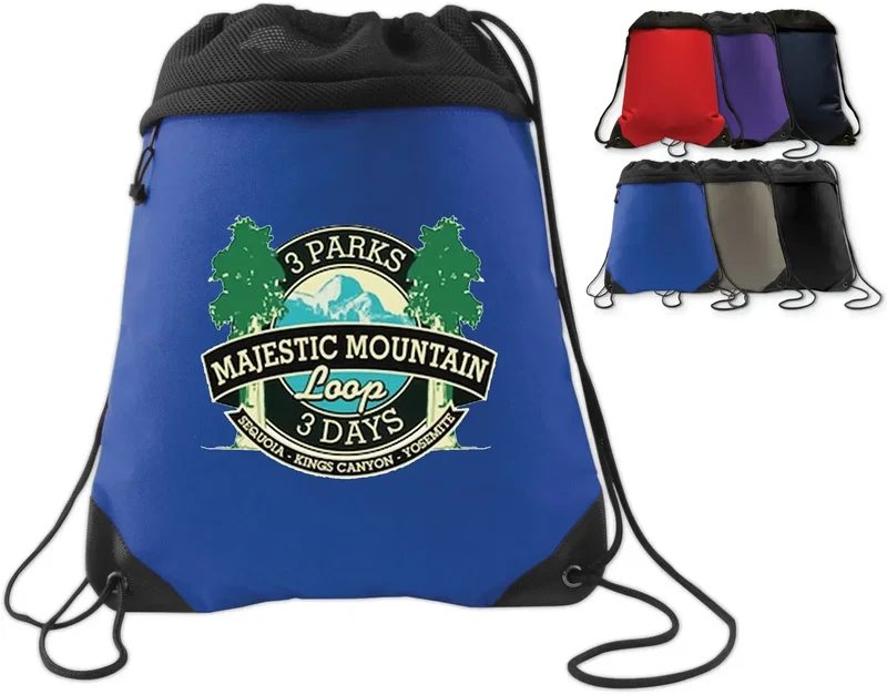 BrandGear Customizable Sequoia™ Polyester Backpack – Vibrant Full Color Imprint — view 1