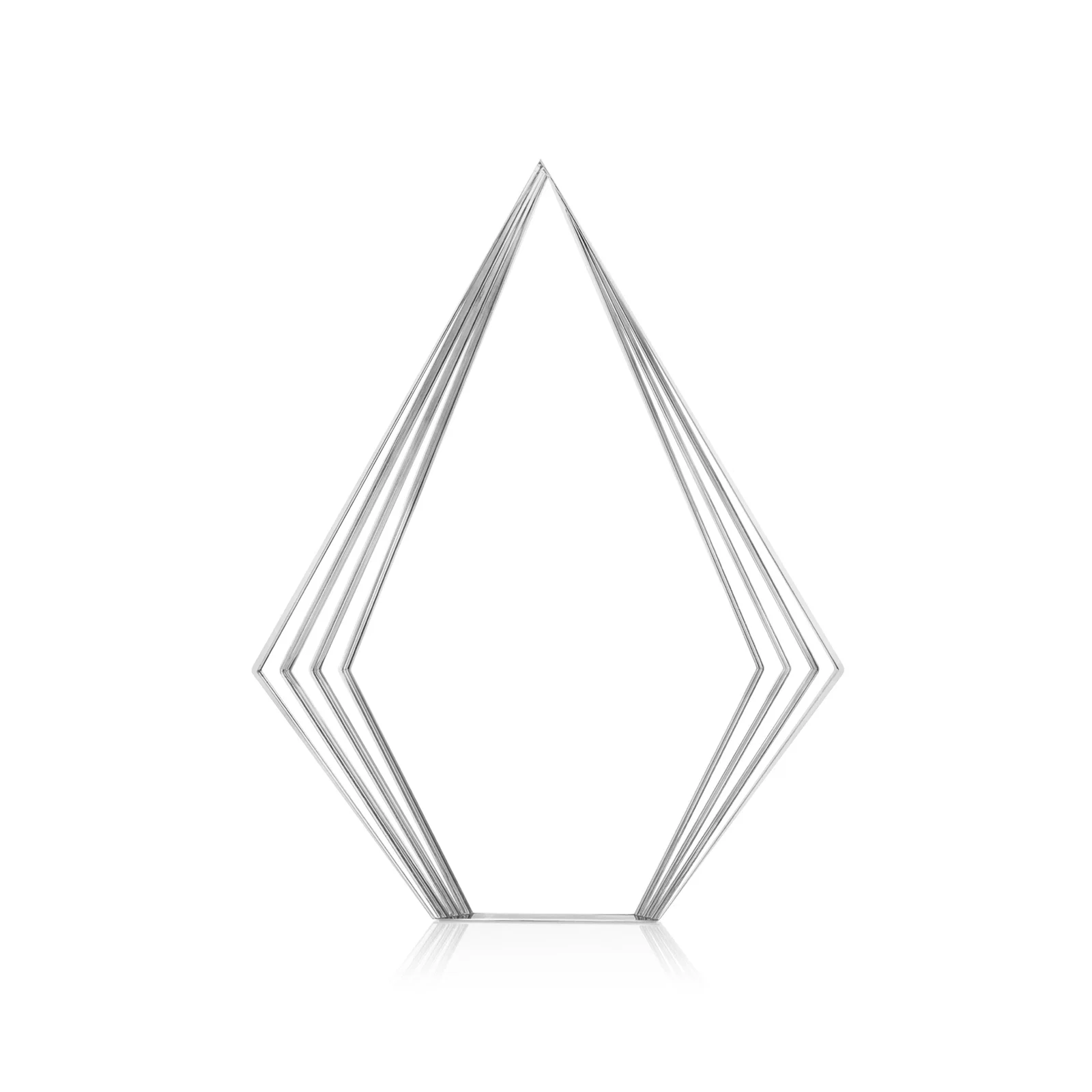 Promotional Tall Acrylic Diamond Award With Stepped Layered Edges for service anniversary gifts