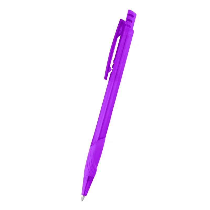 Smooth grip section suited to a printed message