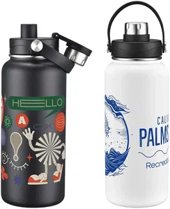 Bresso 34 oz Twist-Spout Insulated Bottle
