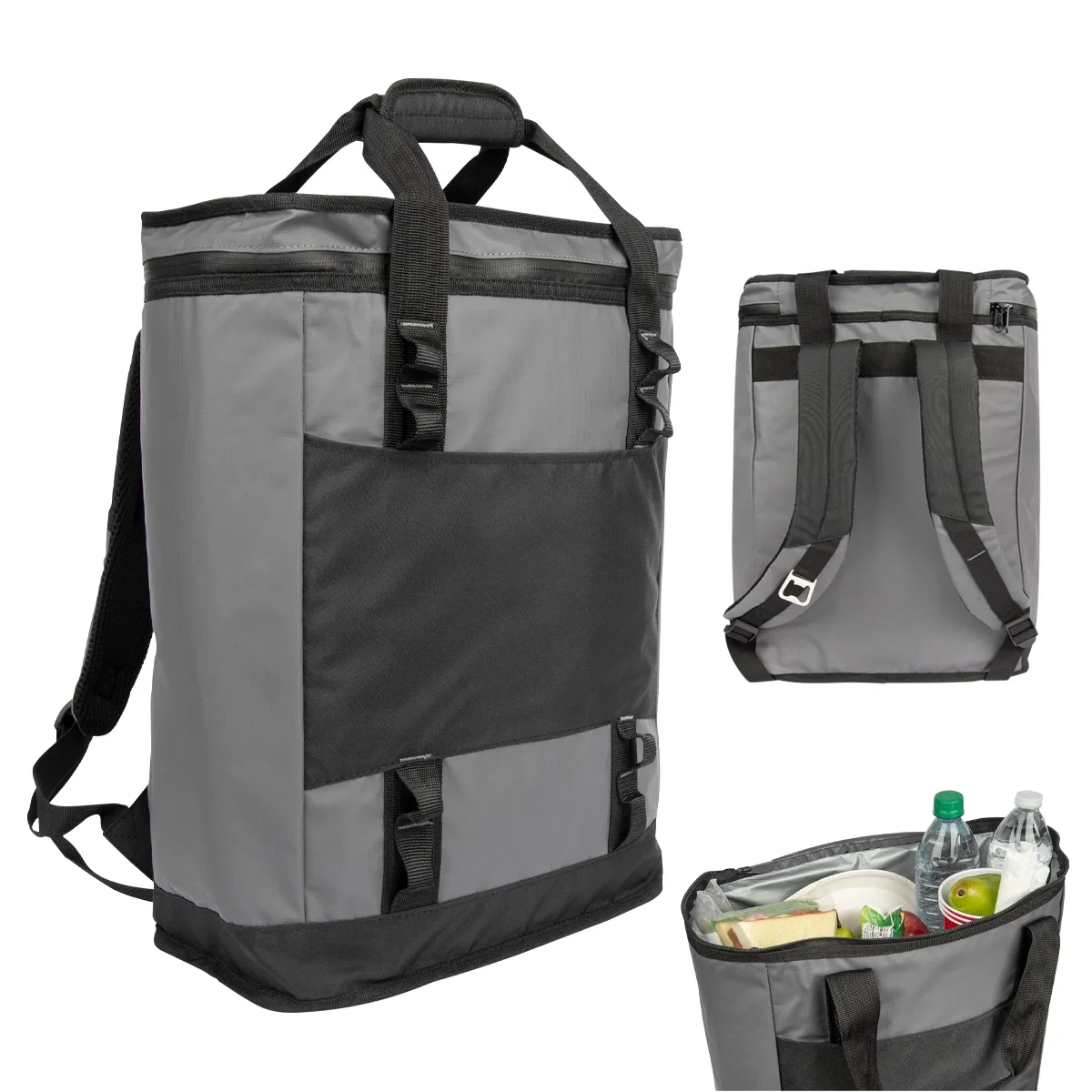 Back panel and straps shown from behind