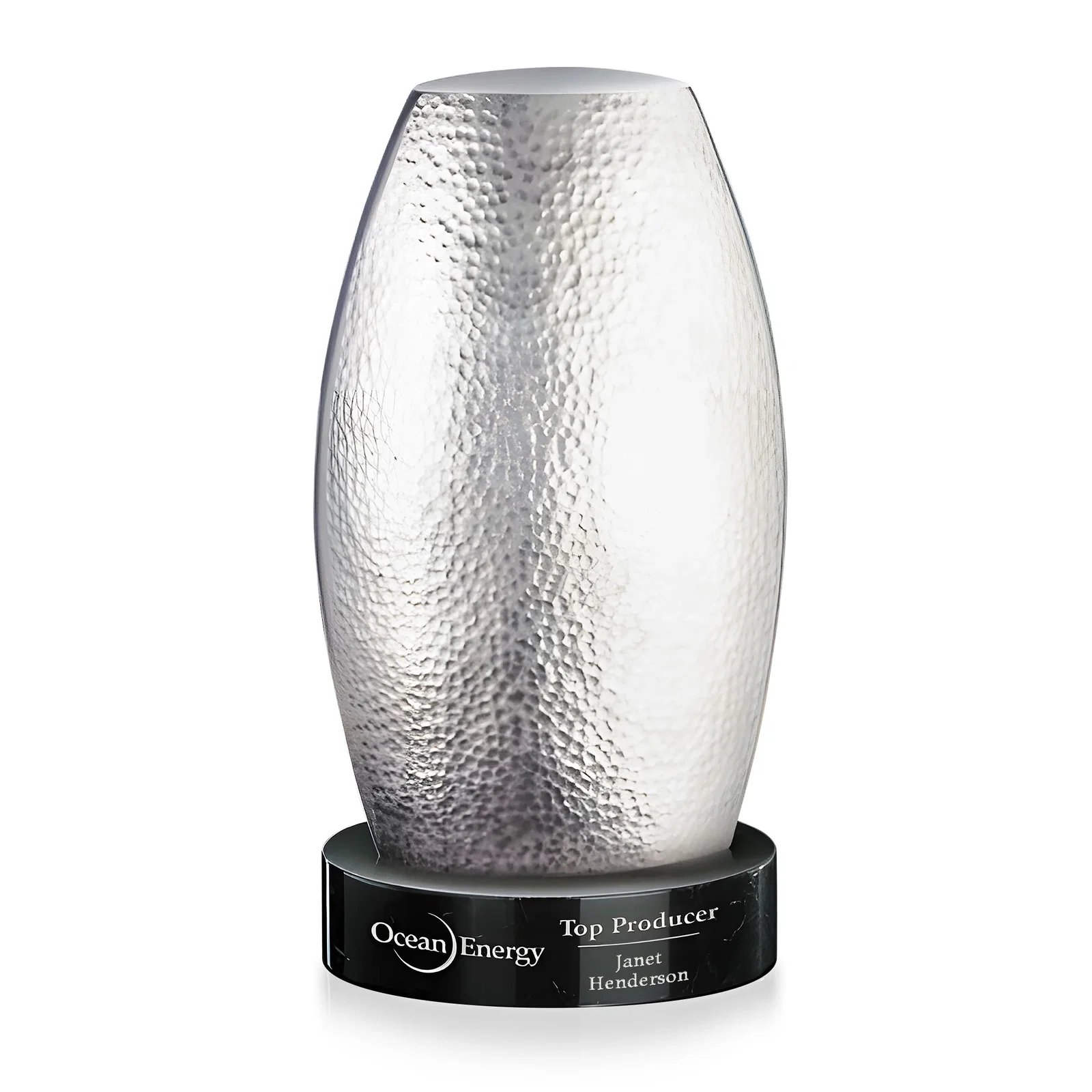 Custom Aluminum Statuette Award on Marble Base - Brighton for corporate award ceremonies