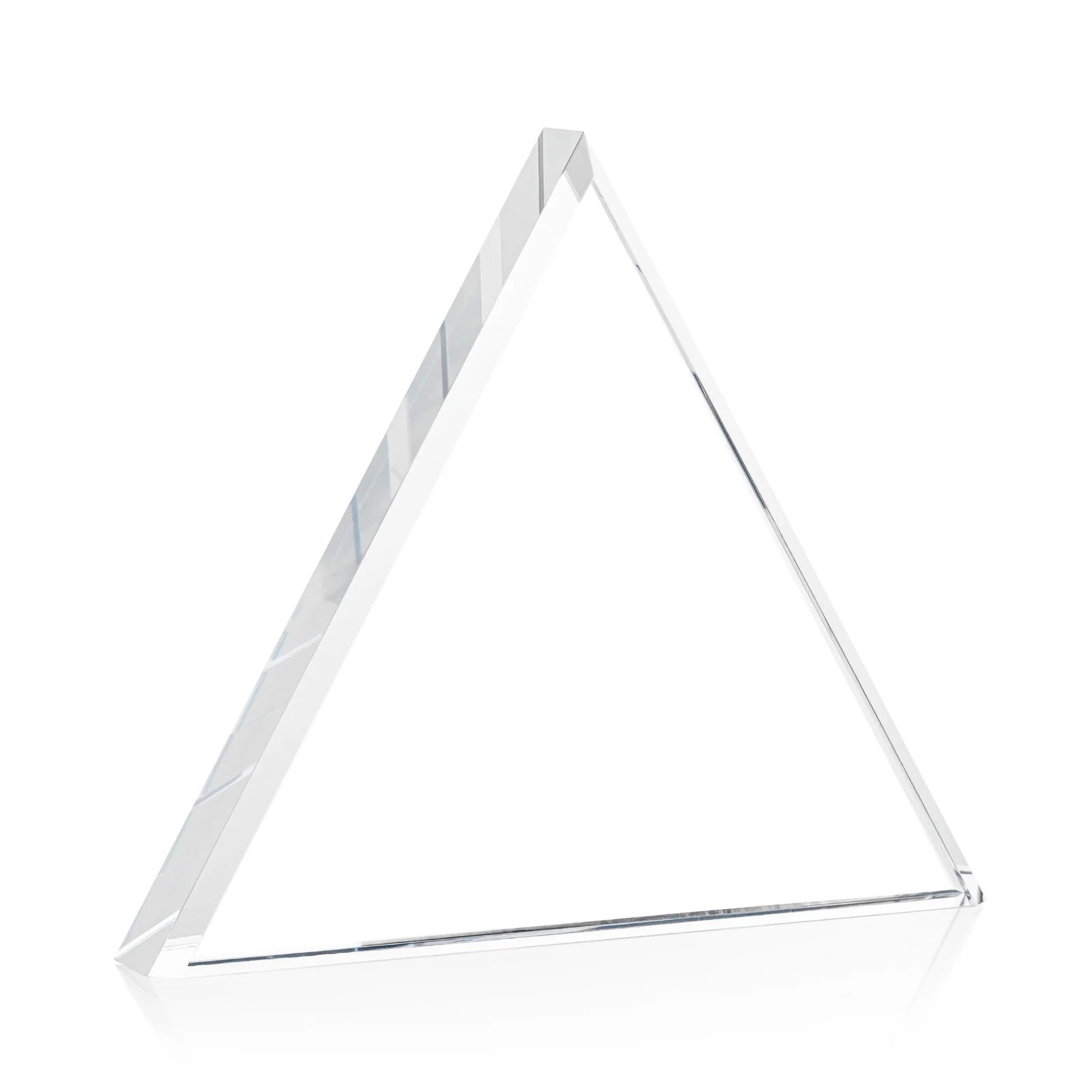 Personalized Acrylic Pyramid Award With Full-Edge Bevel for donor appreciation